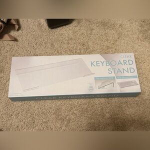 Clear Acrylic Ergonomic Keyboard Stand – Full Size – New in Box